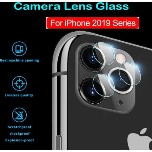 2pcs HD Ultra Thin Glass Back Camera Lens Protector Ring Cover For iphone X XS 11 Pro Max XR Glass Camera Protective Cover