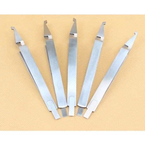 Stainless Steel Dental Tweezer Plier Direct Bracket Holder Orthodontic Bonding