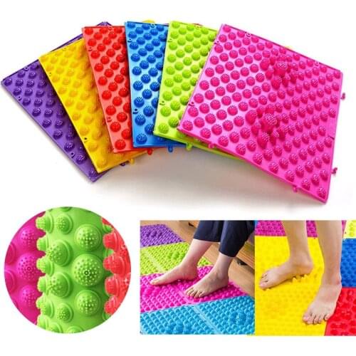 1 PC Foot Massage Pad Toe Pressure Plate Explosion Pebbles Shiatsu Blanket Yoga Mat door mat 29 x 39 cm Relax Body