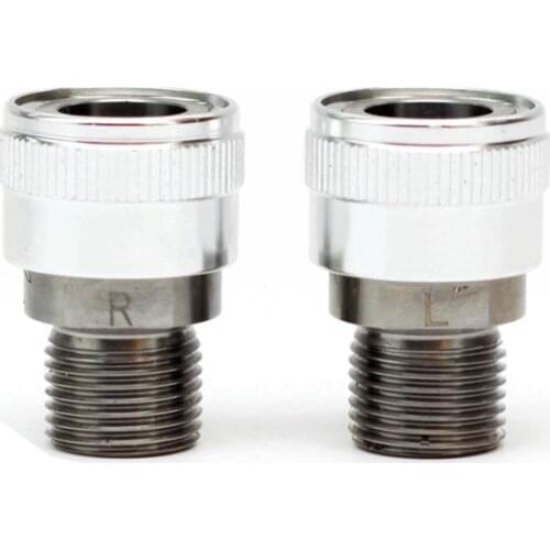 1pcs Ultralight Titanium /Stainless Quick Release Adaptors for Brompton folding Bike MKS ezy Pedals Ace Pedals