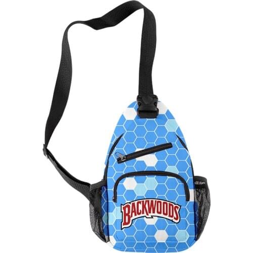 Backwoods Cigars Chest Bags Men Women Unisex Crossbody Bags Unisex Chest Bags Shoulder Bags Waterproof Travel Boys Sprots Bags