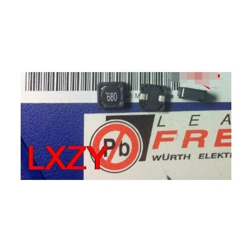 Free Shipping 10PCS/lot 7447789168 680 68UH 0.84A 7.3X7.3X3.2MM W E Chip Power Inductor