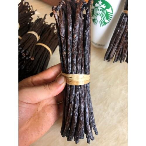 Free Shipping Vanilla Beans Grade A Premium Madagascar Vanilla Premium Gourmet 1 Grade A Vanilla bean with Vacuum Sealed Package