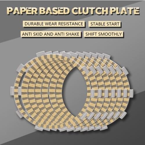 Motorcycle Clutch Friction Plates Disc For HONDA CBR650F CB650F CBR 650 F 2014-2019 2015 2016 2017 2018