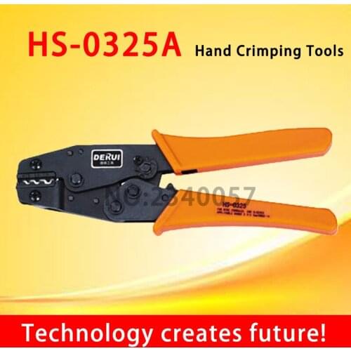 HS-0325 ratchet crimping tool crimping plier EUROPEAN STYLE CRIMPING PLIER 0.75-2.5mm2 multi tools hands