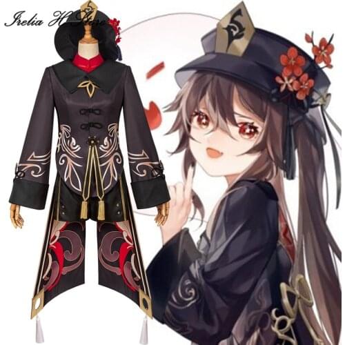 Hu Tao Genshin Impact Cosplays Hu Tao Cosplay Costume Halloween costumes Full set