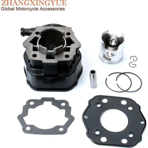 70cc Big Bore Cylinder Kit & 47mm Piston Kit & Cylinder Gasket for Derbi GPR 50 Nude R - Replica Racing EBS050 Senda 50cc Euro2