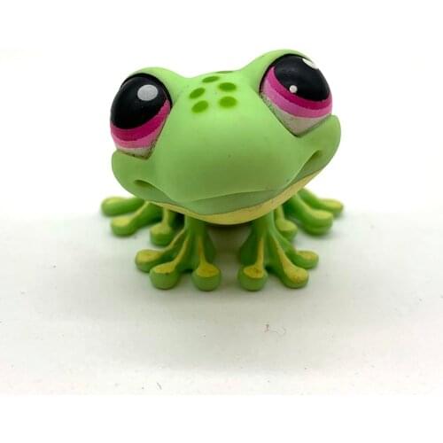 Little Animal Model Toys Pet Shop Mini Frog Cat Puppy Old Toys With magnet Action Figures Kids toys Children gift