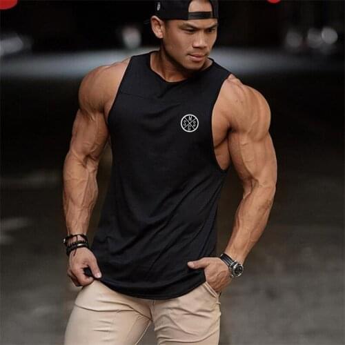 Workout Brand Fashion New Fitness Gym Clothing Bodybuilding Mesh Tank Top Men Musculation Singlets Sleeveless Muscle Shirt Vest