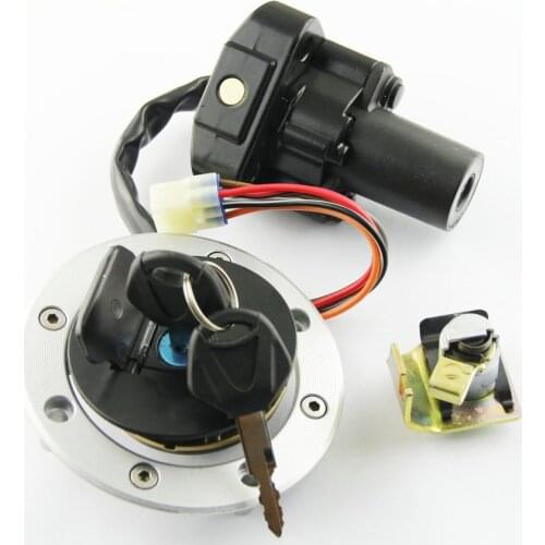 Moto Fuel Gas Cap Ignition Switch Seat Lock with Key Kit For Suzuki GSX1300RX GSX1300RY GSX1300R K1 K2 K3 K4 K5 K6 K7 Hayabusa