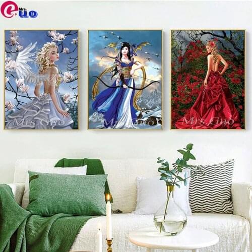 Cartoon Girls 5D DIY Full Square Round Drill Rhinestones Diamond Painting Diamond Embroidery Mosaic Kits Art Craft Home Decor