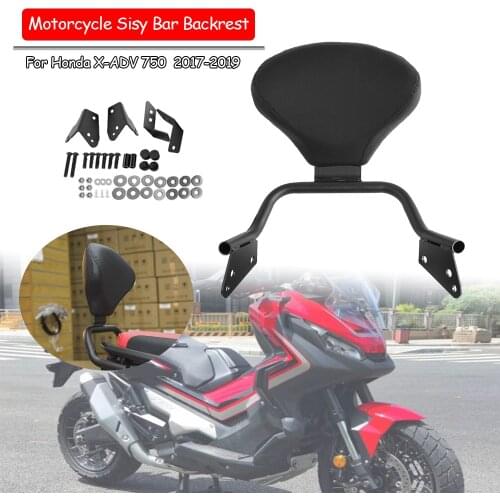 Motorcycle Luggage Rack Sissy Bar Rear Passenger Backrest Cushion Pad For Honda X-ADV 750 XADV750 X ADV 750 2017 2018 2019