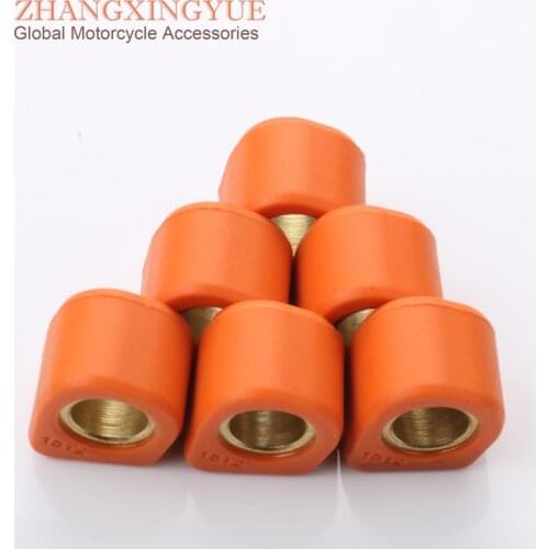 6pc Performance Variator Roller Weights 6.5gram 15x12mm for Aprilia SR 50 WWW Scarabeo 50 Mot Minarelli 100 Sonic 50cc