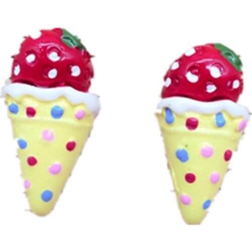 Luxury fashion Ice cream stud earrings