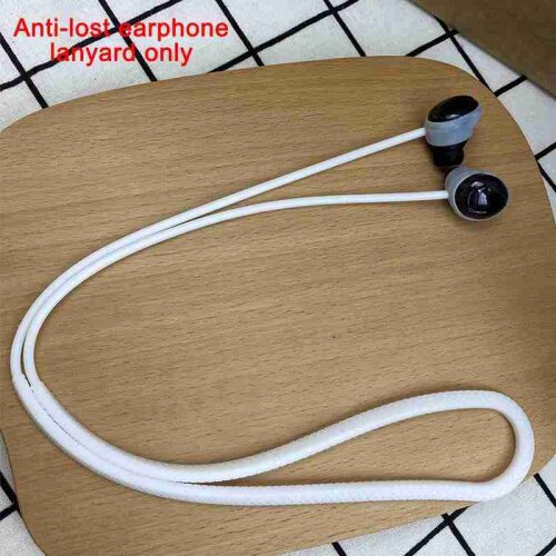 Silicone Anti-lost Earphone Rope Cable Wireless Headphone Neck Strap Cord String for Samsung Galaxy Buds pro Bluetooth Headset