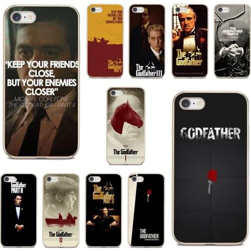 The-godfather-part-Movie Silicone Cover Bag For Xiaomi poco X3 nfc F2 Pro M3 Mi 5X 6X Max Mix 1 2 2S 3 Mi5 Mi6 Mi3 Mi4