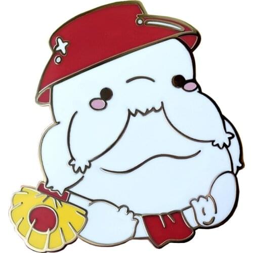 Spirited Away Radish Brooch Clear the Negative thoughts Pins Studio Ghibili Badge Hayao Miyazaki Fans Collections