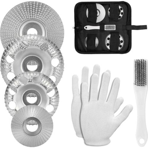 Woodworking Wood Angle Grinding Wheel Sanding Carving Rotary Tool NO.45 Steel Abrasive Disc for Angle Grinder Grinding Wheel Set