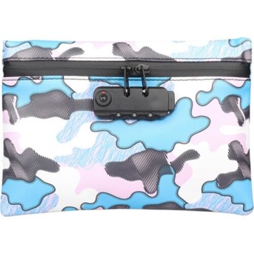 Smell Proof Bag with Lock, Carbon Lined Odor Proof Case Containers for Travel Stash Storage charcoal bag