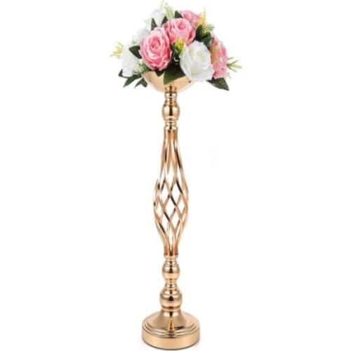 Wedding Flower Vase, 20-Inch Wedding Flower Stand, Candle Holder Stand, Table Centerpieces for Wedding Reception, Dinner Table
