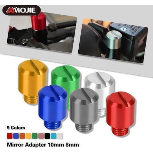 M8 M10 Mototcycle Anti/Clockwise Mirror Hole Plug Screw For Suzuki GSXR125 GSXR1300 GSXR150 GSXR600 GSXR750 GSXS1000 GSXR1000