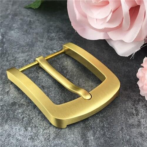 Simple Classic Brass Belt Buckles For Men Belt Mens Waist Buckle For Belt DIY Accessories Leather Craft Men Buckle Belt BK0006