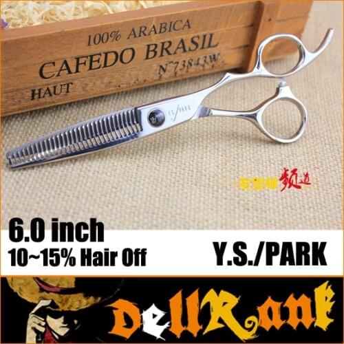 Japan Hot "YS PARK" 6 Inch High Quality Barber Salon Scissors Hairdressing Shears Professional Hair Thinning Scissors YS-Y15