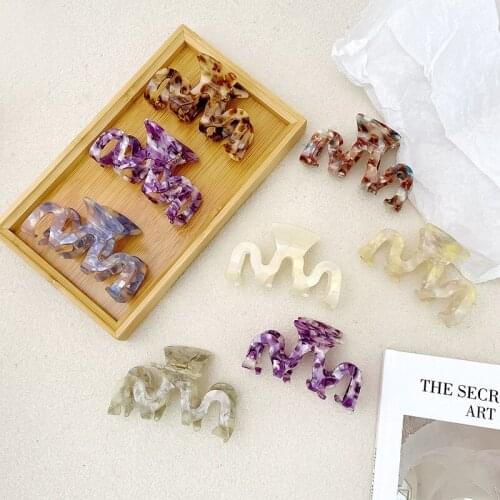 CYGJFC M Shape Acetate Hair Claw Women Barrettes Hairpins Hair Clips Woman Hair Accessories Ladies Ornaments Hairgrip