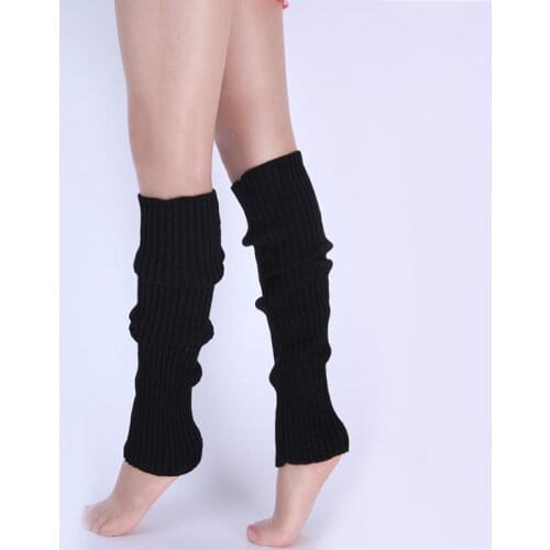 1pair Stylish Women Kniting Leg Warmer Winter Knit Crochet Fashion Lady Legging Foot Warmer NIN668
