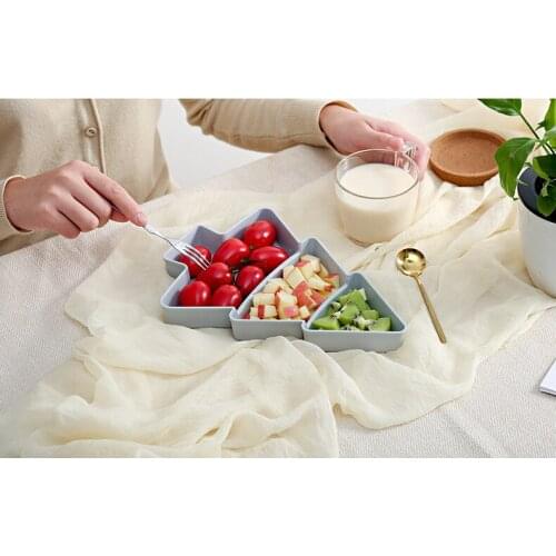 1PC Tree Shape Bowl Perfect For Seeds Nuts And Dry Fruits Storage Box kitchen storage make up organizer plastic box OK 0691