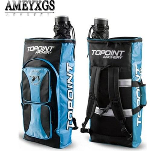 1pc Portable Takedown Recurve Bow Bag Multifunction Archery Backpack Outdoor Bows Arrow Hunting Handbag Shooting Accessories