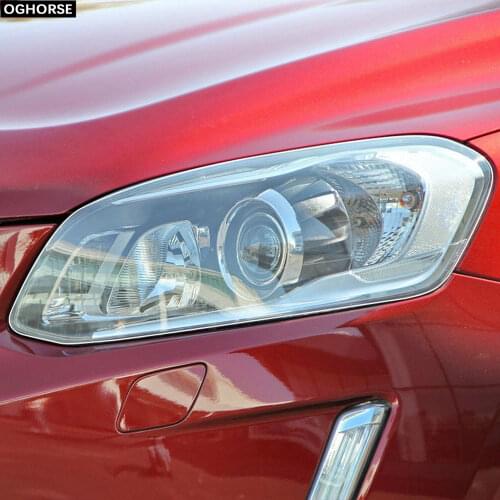 2 Pcs Car Headlight Protective Film Front Light TPU Decal Sticker for Volvo S60 S90 V60 V90 XC40 XC60 XC90 Accessories