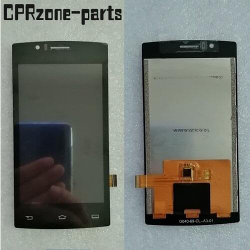 4.0" Black For Philips S307 Lcd Display With Touch Screen Digitizer sensor panel Assembly Free Shipping
