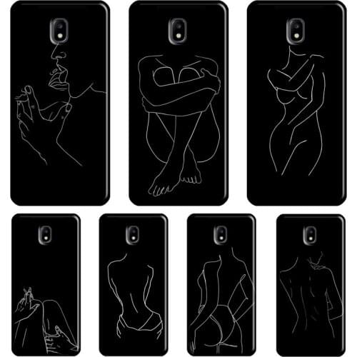 Art Simple Kiss Rose Sex Girl Body For Samsung Galaxy J3 J5 J7 2016 A3 A5 2017 A6 A8 J4 J6 Plus J8 J2 Core 2018 Phone Cover