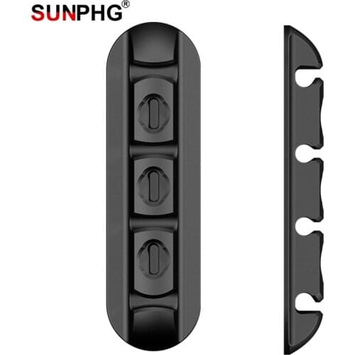 SUNPHG Cable Holder Silicone USB Cable Winder Management Clips Cable Holder For Mouse Keyboard Earphone Headset