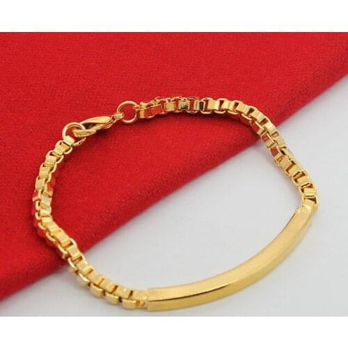 LJ&OMR Gold Bracelets For Men