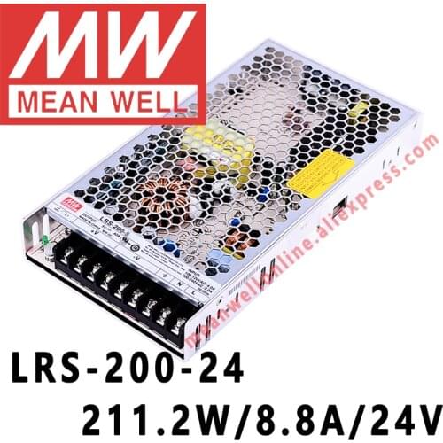 Mean Well LRS-200-24 meanwell 24V/8.8A/211W DC Single Output Switching Power Supply online store