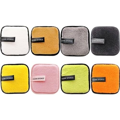 Reusable Makeup Remover Pads Microfiber Sponge Cotton Cleaning Tool Make Up Removal Pads