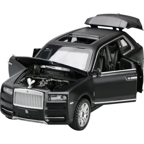 TAKARA TOMY 1:32 Model Car Boy Sound Light Toy Car Gift Collection with Acousto-optic Return Force Rolls Royce Curinan