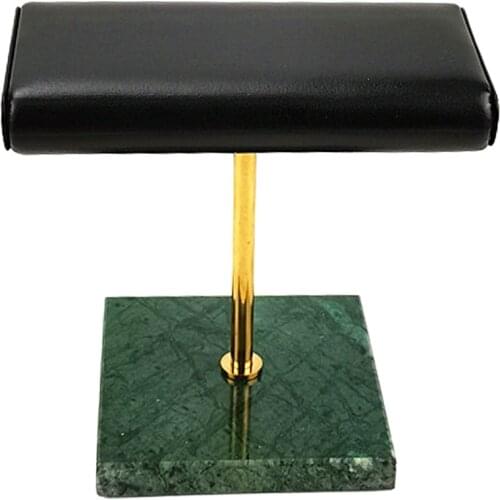 Marble Base and Soft PU Leather Watch Display Stand Jewelry Bracelet Bangles Holder