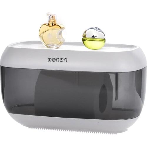 Bathroom toilet non-perforated tissue box creative roll paper box waterproof tissue box