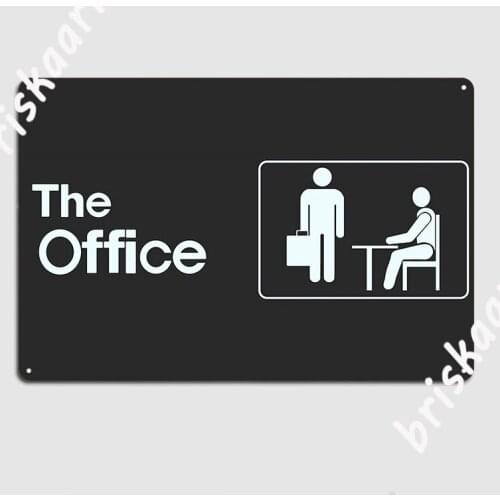 The Office Sign Metal Sign Mural Painting pub Garage Customize Wall Cave Tin sign Poster