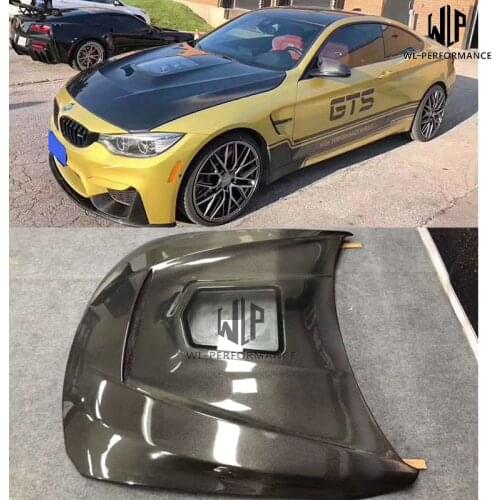 F80 M3 M4 Carbon Fiber Front Engine Hood Transparent Bonnets Engine Covers For BMW 3 Series M3 M4 F80 F82 F83 GTS Car Styling