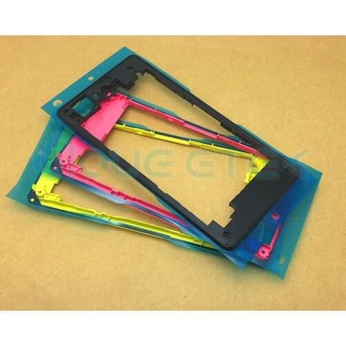 Genuine New Replacement Housing Plastic Back Middle Frame Back Cover Frame For Sony Xperia Z1 Compact M51W Z1mini Z1f SO-02f