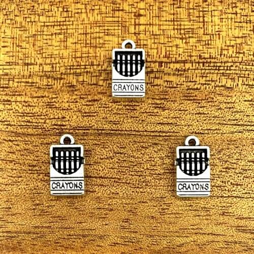 10pcs charm crayon alloy pendant 20*9mmDIY making pendant, fashion pendant alloy