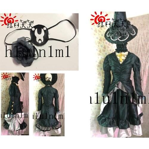 Full set Final Fantasy XIV cosplay FF14 Eddas Theme cosplay costume Gothic lolita dress