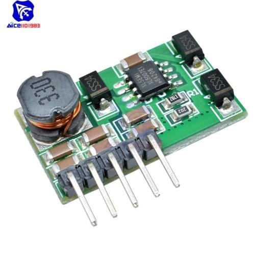 DC DC Step Up Boost Converter Power Supply Module DC 3-4.5V to ±5V/6V/9V/12V/15V/24V Positive Negative Voltage Converter