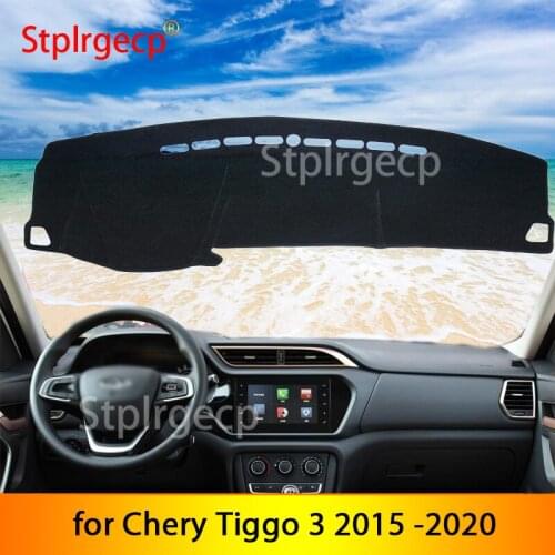 For Chery Tiggo 3 2015 2016 2017 2018 2019 2020 Anti-Slip Mat Dashboard Cover Pad Sunshade Dashmat Car Accessories