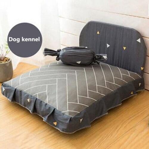 Dog Kennel Removable and Washable Teddy Pet Kennel Bichon Princess Dog Bed Small and Medium-sized Dog Cat Kennel Winter Supplies