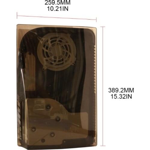 Replacement Plate ABS Transparent Skin Hard Shell Case Cover for PS5 UHD Gaming Console W3JD